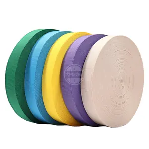 Eco-friendly polyester webbing for shoes 10mm 12mm 15mm 20mm many colors hat clothes webbings shoe ribbons