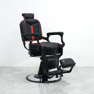 Sillón de Peluquería Hidráulico de Cuero de Lujo para Salón de Belleza, Silla de Barbero Resistente para Estilistas, Venta al por Mayor - Product Image 6