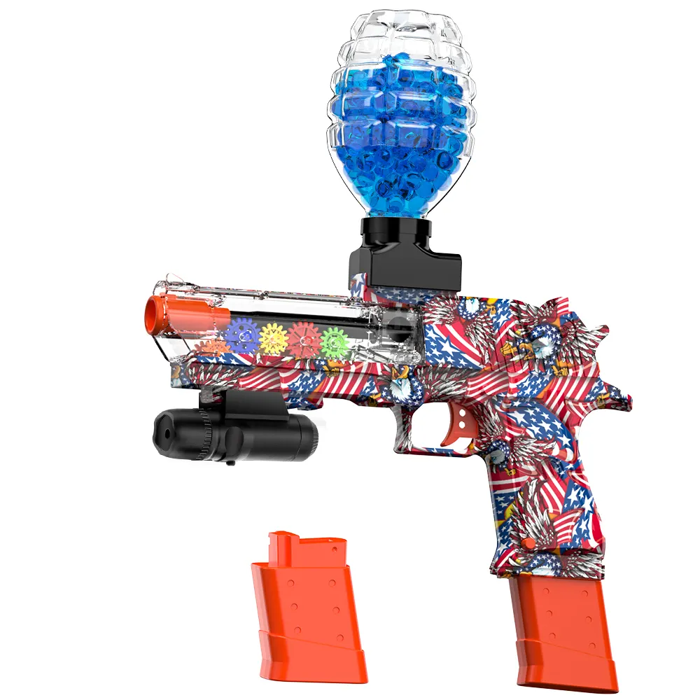 Shooting Gel Water Beads Soft Foam Bullet Full Auto Blasters Backyard Games For Boy Kids And Adults Toys Toy Guns