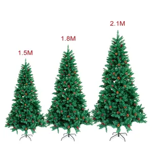 Produits artificiels de meilleur choix géants personnalisables de taille arbres de Noël de 6 pieds avec les lumières menées