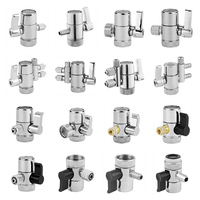 Robinet de dérivation avec aérateur M22 adaptateur de robinet à filetage femelle pour tube RO connecteur de robinet pour dérivation d'eau