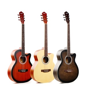 Guitarra de Instrumentos Musicales al por Mayor de China, <span class=keywords><strong>Guitarras</strong></span> Acústicas y Eléctricas Económicas de 40 Pulgadas <span class=keywords><strong>para</strong></span> Tiendas de Música - Product Image 1