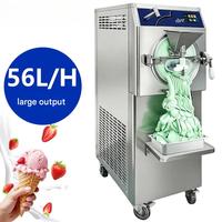 Zelfbedienings-ijsmachine voor softijs, geschikt voor bioscopen en winkelcentra.