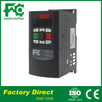 Variateur de fréquence (VFD) AC pour l'irrigation agricole, entrée/sortie monophasée 220V, garantie 2 ans, économie d'énergie, directement du fabricant.