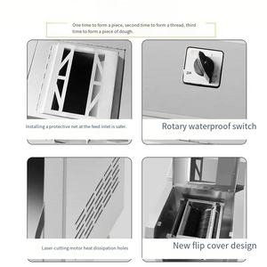 Cortadora <span class=keywords><strong>de</strong></span> <span class=keywords><strong>carne</strong></span> eléctrica Vertical comercial con trituradora <span class=keywords><strong>de</strong></span> acero inoxidable, cortador <span class=keywords><strong>de</strong></span> verduras y salchichas, componente <span class=keywords><strong>de</strong></span> núcleo <span class=keywords><strong>de</strong></span> motor - Product Image 3