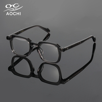 Aochi Vente de gros Montures de lunettes rétro haute qualité faites à la main en acétate Lunettes faites à la main Montures de lunettes en acétate