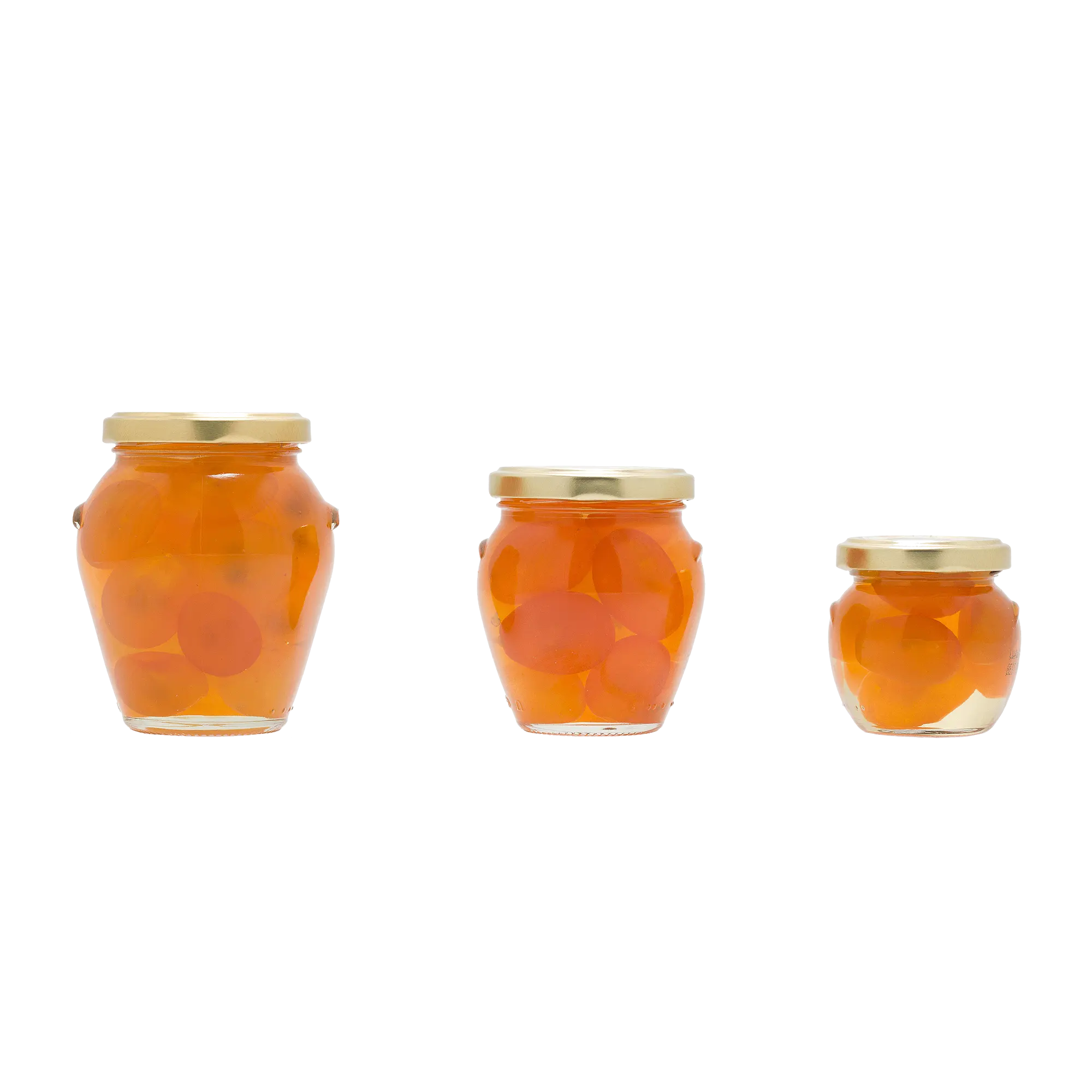 NEWRAY Venta al por mayor 106ml 212ml 314ml Tarro de encurtidos de miel de vidrio transparente Tarro Orcio para mermelada Jelly Candy Salsa con tapa de metal
