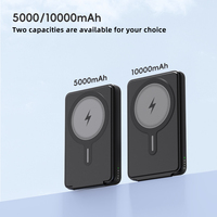 LOGO personnalisé 5000mAh pliable sans fil Power Station chargeur portable ultra-mince charge rapide 20W porte-carte de crédit magnétique