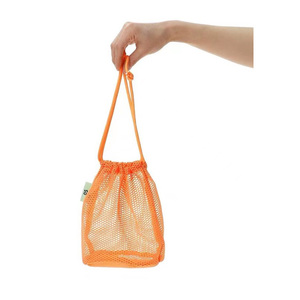 Moda artículos de Compras de moda embalaje artículos de viaje para el hogar organizador de almacenamiento de malla de fondo redondo bolsas con cordón - Product Image 1