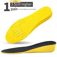 Semelles rehaussantes antidérapantes respirantes super douces unisexe de haute qualité pour augmenter la taille (1,5/2,5/3,5 cm) - Prix de gros fabricant