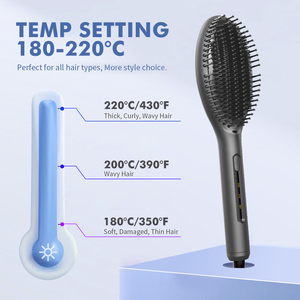 <span class=keywords><strong>Brosse</strong></span> <span class=keywords><strong>chauffante</strong></span> professionnelle <span class=keywords><strong>pour</strong></span> coiffure, <span class=keywords><strong>brosse</strong></span> à <span class=keywords><strong>cheveux</strong></span> <span class=keywords><strong>pour</strong></span> femmes <span class=keywords><strong>pour</strong></span> lisser les <span class=keywords><strong>cheveux</strong></span> bouclés, <span class=keywords><strong>brosse</strong></span> lissante en tourmaline - Product Image 3