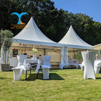 Decoración DE BODA Carpa Techo Cortina Salón de bodas Carpa Pagoda 100 plazas Carpa de boda para la venta