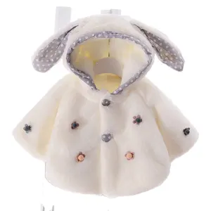 WEN Style Baby Toddler Infant Girls Clothes Cute Fleece Fur 2020 Winter Warm Coat capispalla mantello Jacket Kids Cute Coat Clothes