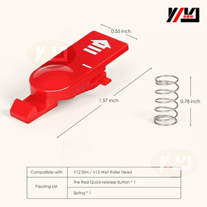 Pièces compatibles <span class=keywords><strong>Dyson</strong></span> en gros : Dispositif de dégagement rouge avec ressort pour têtes de brosse rotative humide V12s V15s Submarine Omni-glide - Product Image 2