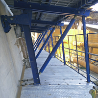 Système de coffrage hydraulique CONSO avec panneaux réutilisables haute résistance pour la construction de murs de noyau et de piliers de ponts en hauteur