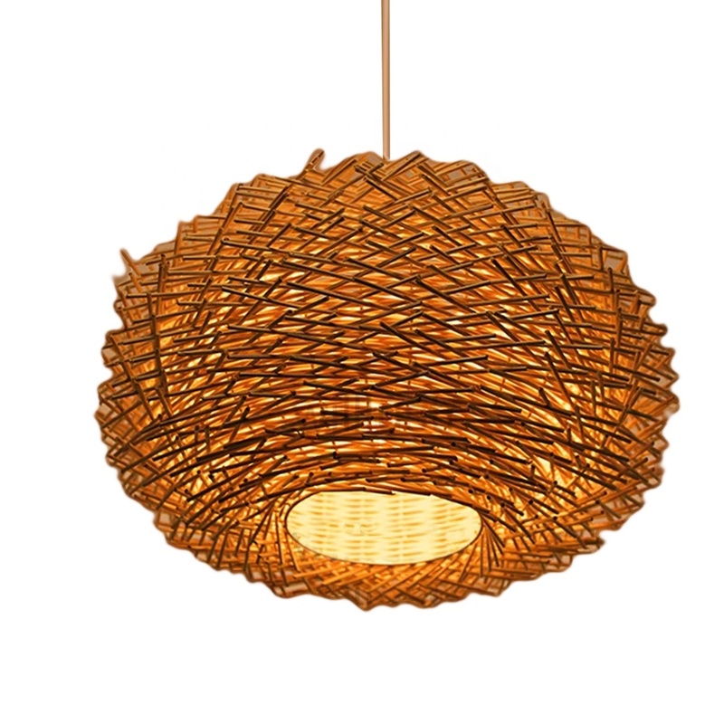 Modern Bird Nest Pendant Lamp Handmade