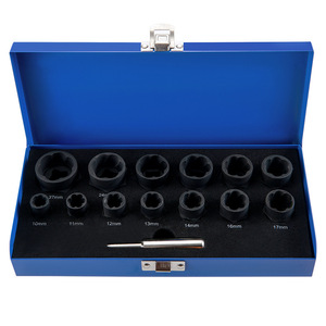 Socket Wrench <b>Set</b> 14 Piece 1/2 In Drive Carbon Steel For Auto Repair Mechanical Maintenance - Product Image 2