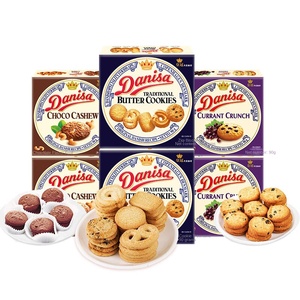 Galletas Danesas <span class=keywords><strong>Danisa</strong></span> Crown 90g, Sabor Dulce, Galletas de Mantequilla para el Té de la Tarde, Bocadillos de Alta Calidad, Caja Individual - Product Image 4