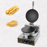 Machine à gaufres électrique commerciale à 1 plaque Prix de gros Italie Gelato Sandwich