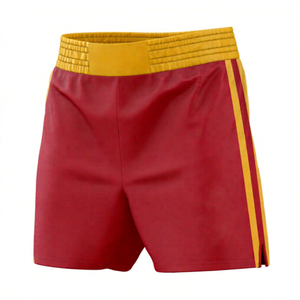 Shorts de lutte légers pour hommes de haute qualité avec taille élastique, conception de logo personnalisé, vêtements d'arts martiaux confortables, OEM pour adultes - Product Image 1