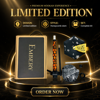 Chicha Orange Honeycomb Mono Hookah Édition Limitée Coffret Cadeau