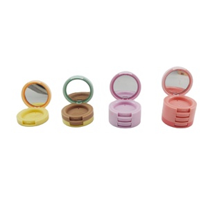 Phấn Mắt Ba Lớp Phấn Mắt Xếp Chồng Nhỏ Gọn Ba Ngăn Xếp Cỡ Cắn 26Mm Tròn <span class=keywords><strong>3</strong></span> Lớp Cho Phấn Má Phấn Tạo Khối Đóng Gói - Product Image 5