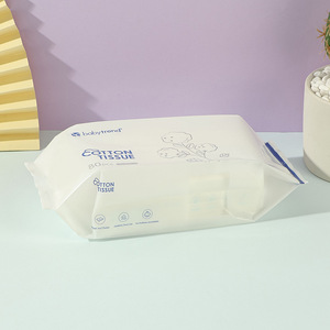 Mouchoirs en coton Babytrend 80 pièces doux et délicats pour bébés et mamans - Product Image 1