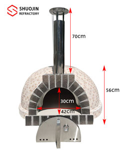 Autentico Forno per Pizza a Legna in Stile Messicano da Tavolo per Esterni, per Pizze Perfette - Product Image 5