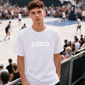 ออกแบบโลโก้ตามสั่ง เสื้อยืดคุณภาพสูง ผ้าฝ้าย 100% หนัก 230 GSM เสื้อยืดเปล่าสำหรับโปรโมชั่น พิมพ์ลายได้ สำหรับทุกเพศ - Product Image 2