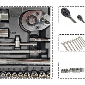 Juego de Llaves de Tubo y Herramientas Mecánicas para Vehículos en Oferta, Juego de Herramientas Manuales de Trabajo - Product Image 3