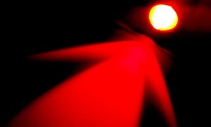 660nm แสงสีแดงนำไฟฉายสำหรับการบินดาราศาสตร์ตั้งแคมป์ซูมไฟฉายแสงสีแดง - Product Image 6