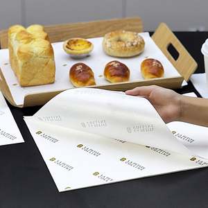 Custom Printed <b>Greaseproof</b> Sandwich Food Wrap Baking Bread <b>Paper</b> Liner Wrapping Restaurant Burger <b>Paper</b> - Product Image 2