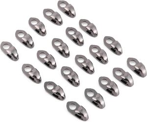 Boucles de lacets en alliage, crochets robustes pour bottes avec rivets, accessoires métalliques durables pour lacets de bottes, ensemble de pièces pour bottes d'escalade et de randonnée - Product Image 1