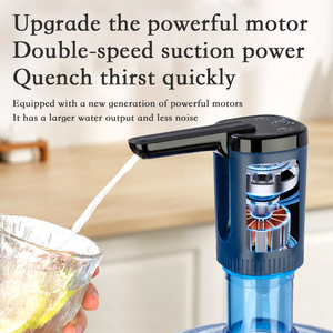 Distributeur d'Eau Électrique Pliable Sans Fil USB pour Bonbonne de 5 Gallons, Pompe Automatique, Distributeur d'Eau Portable en Plastique pour l'Extérieur - Product Image 2