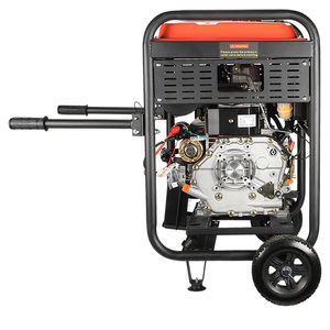 220V 380V 8.5KW Portable Generator 498cc Start With EU <b>Socket</b> & Wheels 12V Output - Product Image 5