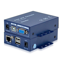 Extensor de consola KVM VGA sobre Cat6 UTP para dispositivos USB y PS/2