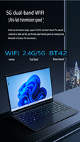 Nouvel ordinateur portable professionnel 14 pouces, processeur Intel Celeron N5095, 16 Go/32 Go de RAM, SSD 2 To, 1920x1200, 180 degrés, Windows 10/11, garantie 1 an