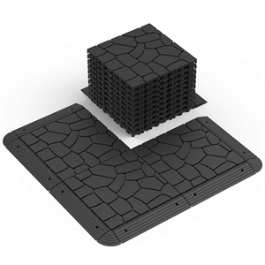 Dalles de sol de garage <span class=keywords><strong>en</strong></span> PP antidérapantes, emboîtables, amovibles, <span class=keywords><strong>en</strong></span> plastique, <span class=keywords><strong>pour</strong></span> usage extérieur, lavage de voitures, atelier, terrasse - Product Image 1