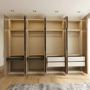 VIQ Dressing Minimaliste pour Résidentiel/Commercial en MR-MDF fini avec finition stratifiée Vente en Gros 2026 - Product Image 2