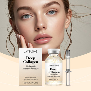 Ampoule d'essence de peptides de soie pour le visage, collagène pour la peau, adoucissante, hydratante, rafraîchissante - Product Image 2