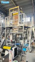 Machine d'extrusion de film plastique PE HDPE LDPE à haut rendement, machine de soufflage de film PE, machine de fabrication de sacs en plastique, ligne de production