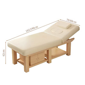 Foldable Portable Beauty Massage <b>Bed</b>, Multi-purpose Therapy <b>Bed</b> for Salon, Home, Permanent Makeup & Eyelash Extension - Product Image 2
