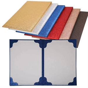 カスタム印刷ロゴ入りPUレザー卒業証書カバー証明書ホルダー契約書ホルダー - Product Image 1