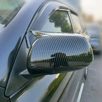 Pelindung penutup spion mobil, untuk toyota rav4 Xa30 2005 2006 2007 2008 2009 2010 2011 2012 serat karbon mundur cangkang cermin