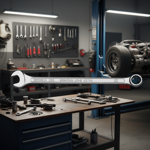 <b>Wrench</b> 285 L Vanadium Steel Extra Long Open End For Automotive Repair - Product Image 3