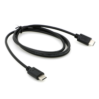 USB 2.0 Typ C Stecker-zu-Stecker Datenverlängerungskabel mit PVC-Ummantelung und Geflechtabschirmung für Kameras und Computer