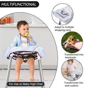 Protecteur de panier de courses personnalisé pour <span class=keywords><strong>bébé</strong></span>, coussin de chaise haute réglable, coussin de <span class=keywords><strong>protection</strong></span> pour chaise de supermarché pour tout-petit - Product Image 4