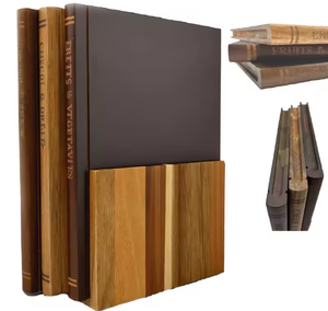 Planche à découper en bois massif en forme de <span class=keywords><strong>livre</strong></span>, nouvel article décoratif pour la <span class=keywords><strong>cuisine</strong></span>, à double usage - Product Image 3