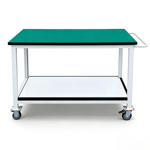 โต๊ะทำงานป้องกันไฟฟ้าสถิต, รถเข็นแบบเคลื่อนย้ายได้, ล้อ, โต๊ะทดลอง, โต๊ะทำงานตรวจสอบ, โรงงาน, ชั้นสอง, รถเข็นขนาดเล็ก - Product Image 2