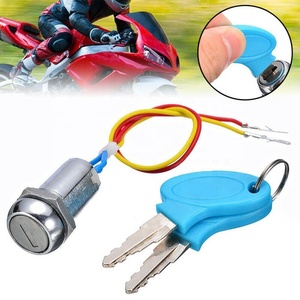 Verrouillage de commutateur de clé d'allumage bleu pour Mini <span class=keywords><strong>Moto</strong></span> Pocket Dirt Bike ATV cyclomoteur Go Kart Scooter Super Pocket Dirt Bike <span class=keywords><strong>Quad</strong></span> cyclomoteur Scooter - Product Image 3